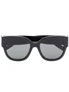 Saint Laurent Sl M95 Oversized-frame Sunglasses In Black