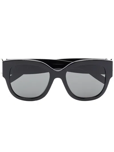 Saint Laurent Sl M95 Oversized-frame Sunglasses In Black