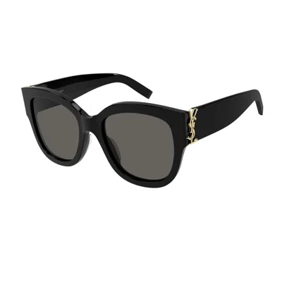 Saint Laurent Sl M95/f Sunglasses In Black