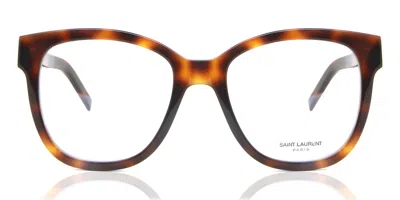 Saint Laurent Sl M97 003 Occhiali Da Vista Tartarugatishell Per Donna (solo Montatura) In Brown