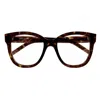 Saint Laurent Sl M97004-havana-havana-transparent In Brown