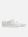 Saint Laurent Men's Gym Leather Low-top Sneakers In White