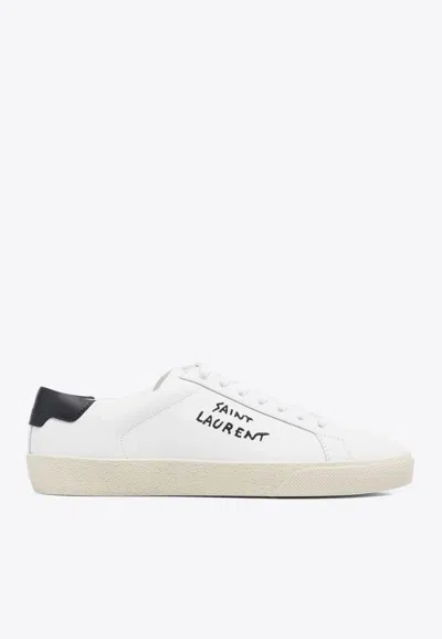 SAINT LAURENT SL/06 LOW-TOP COURT SNEAKERS