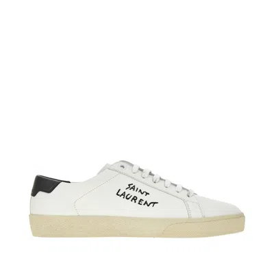 SAINT LAURENT SL/06 SIGNATURE LEATHER SNEAKERS