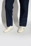 Saint Laurent Sl06 Signa Sneakers In Cream