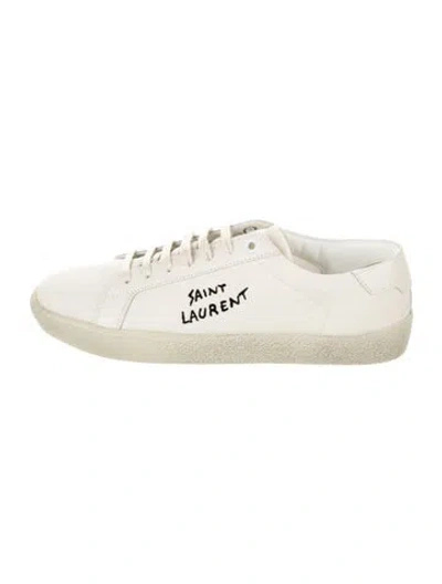 Pre-owned Saint Laurent Sl/06 Sneakers W/ Tags In Neutrals