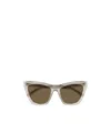 Saint Laurent Eyewear Kate Cat-eye Frame Sunglasses In Brown