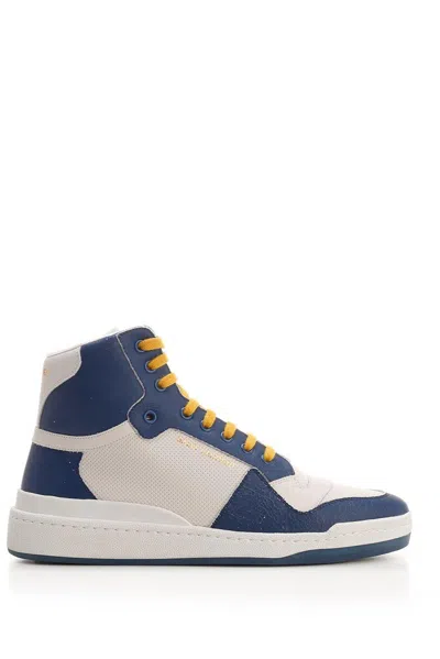 SAINT LAURENT SL/24 MID-TOP SNEAKERS