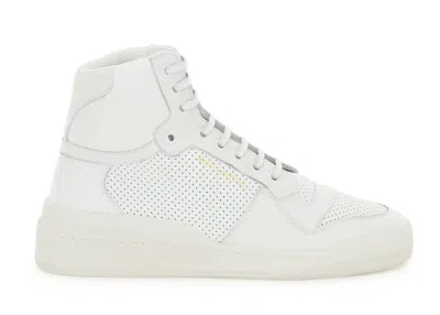 Pre-owned Saint Laurent Sl24 (women's) Sneakers In White