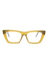 Saint Laurent Sl276 Mica Glasses In グリーン