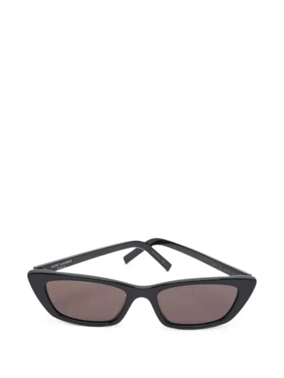 Pre-owned Saint Laurent Sl277 Cat-eye Sunglasses In Gray