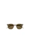 Saint Laurent Sl28 Round-frame Sunglasses In Brown