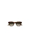 Saint Laurent Sl28 Round-frame Sunglasses In Brown
