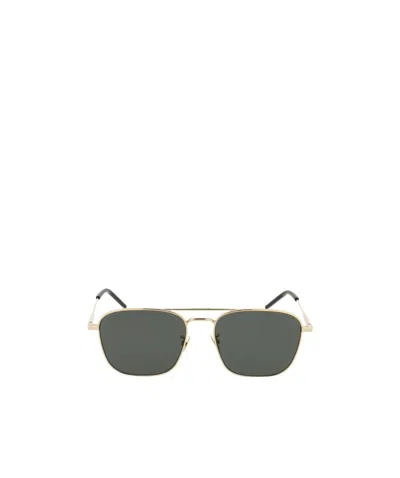 Saint Laurent Sl309 Aviator-frame Sunglasses In Black