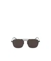 Saint Laurent Sl309 Aviator-style Sunglasses In Gray