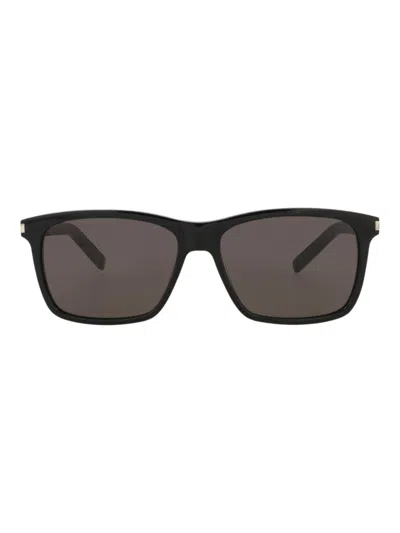 Saint Laurent Sl339 Square/rectangle Sunglasses For Men In Black