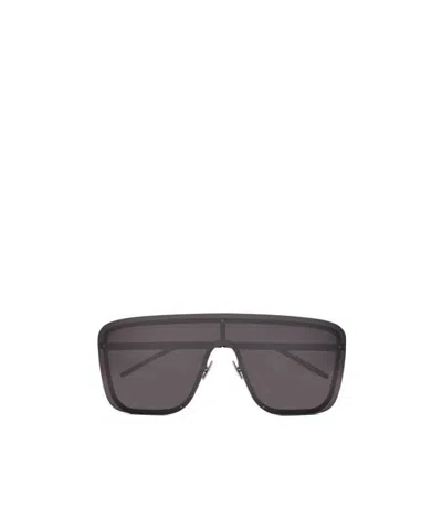 Saint Laurent Sl364 Mask Sunglasses In Black