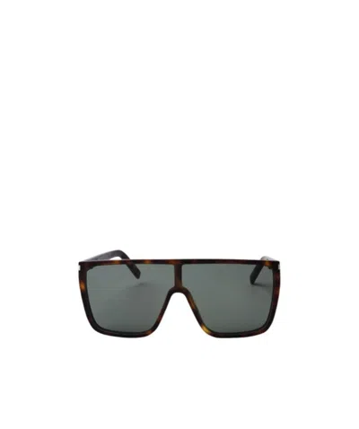 Saint Laurent Sl364 Navigator-frame Sunglasses In Gray