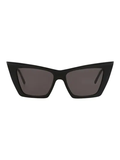 Saint Laurent Sl372 Sunglasses In 00344 - Black Black Black