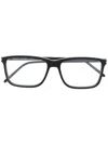 Saint Laurent Sl454 Square-frame Glasses In Black