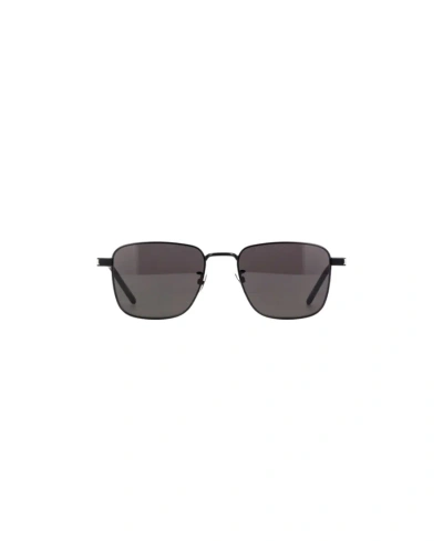 Saint Laurent Sl529 Square-frame Sunglasses In Gray