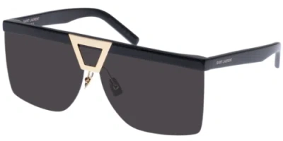 Pre-owned Saint Laurent Sl537palace-001 Black