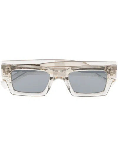Saint Laurent Sl572 Square-frame Tinted Sunglasses In Grau