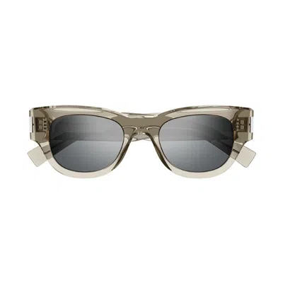 Saint Laurent Sl573002 Tinted Lens Sunglasses In Beige