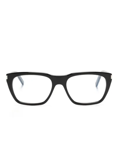 Saint Laurent Sl598 Square-frame Glasses In Black