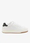 Saint Laurent Sl/61 Leather Low-top Sneakers