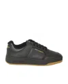 Saint Laurent Court Classic Sl/10 Sneakers In Black