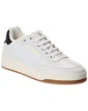 Saint Laurent Sl61 Smooth Leather Sneakers In White