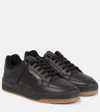 Saint Laurent 20mm Sl61 Low Top Leather Sneakers In Black