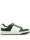 Saint Laurent Multicolor Snekers In Green