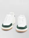 Saint Laurent Sl61 Leather Sneakers Signature Sole In Green