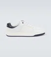 Saint Laurent Low-top Sneakers With Contrast Heel Tab In White