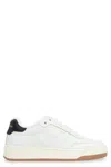 Saint Laurent Low-top Lace-up Sneakers In White