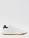 Saint Laurent Sl61 Leather Sneaker In White