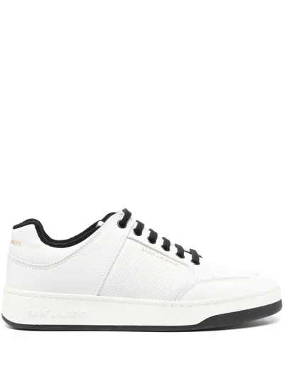 Saint Laurent Sl/61 Low-top Sneakers In White