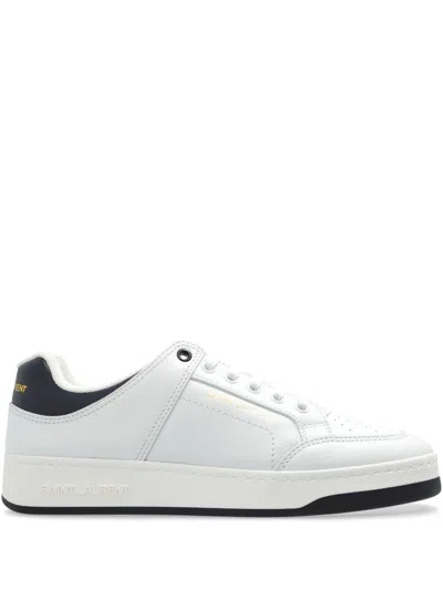 Saint Laurent Sl61 Low Top Trainers In White
