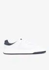 Saint Laurent Low-top Sneakers With Contrast Heel Tab In White