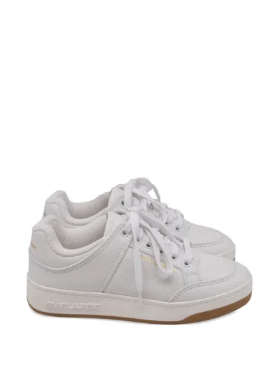 Pre-owned Saint Laurent Sl/61 Low-top Sneakers In White