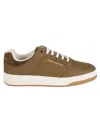Saint Laurent Sneakers Sl/61 In Gabardine Verde Militare Uomo In Military Green