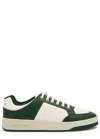 Saint Laurent Multicolor Snekers In White And Green