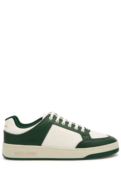 SAINT LAURENT SAINT LAURENT SL61 PANELLED LEATHER SNEAKERS