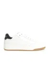 Saint Laurent Sl61 Smooth Leather Sneakers In White