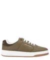 Saint Laurent Sneakers Sl/61 In Gabardine Verde Militare Uomo In Green