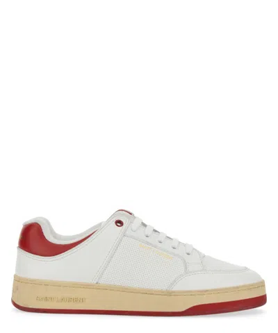 Saint Laurent Sl/61 Sneakers In White