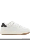 Saint Laurent Low-top Lace-up Sneakers In White