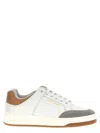Saint Laurent Sl/61 Sneakers In Smooth Leather And Suede In White